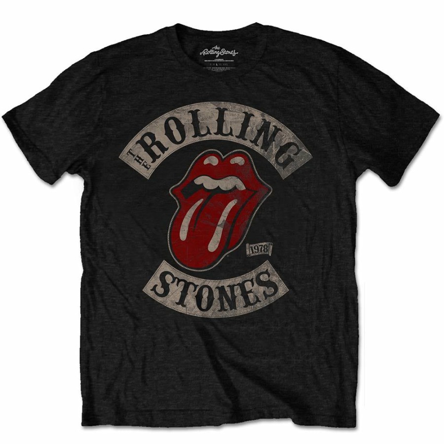 Men'S T-Shirts * | Large Choice Rolling Stones T-Shirt 1978 Tour