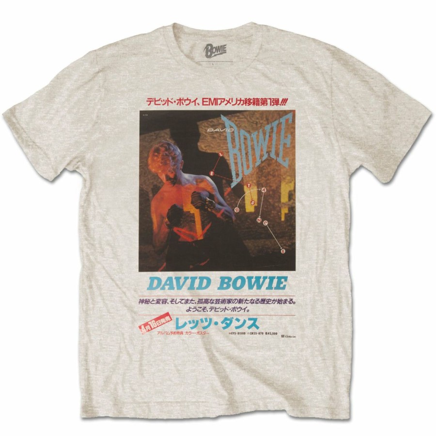 Men'S T-Shirts * | Fashion David Bowie T Shirt Japanese Text