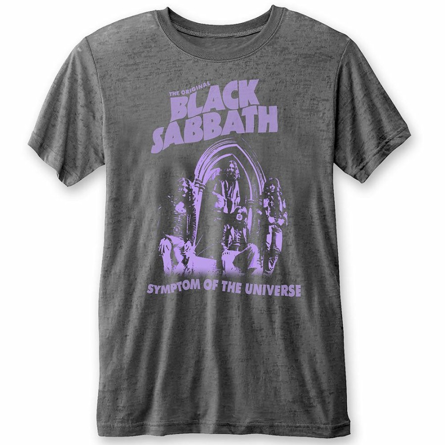 Men'S T-Shirts * | Store Black Sabbath T-Shirt Symptom Of The Universe