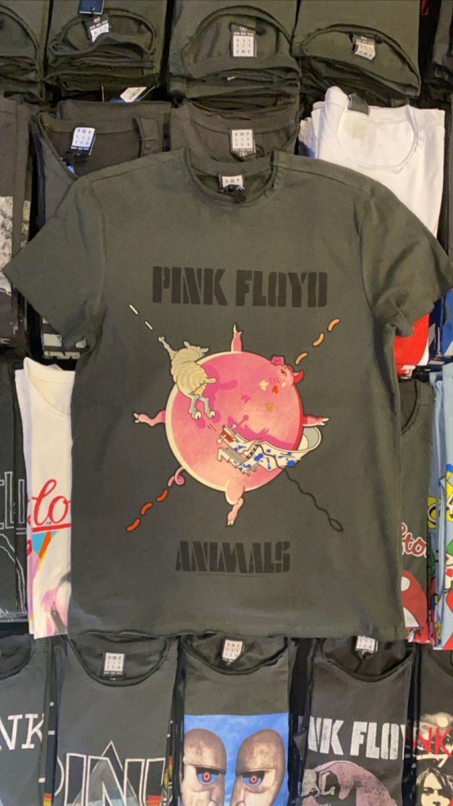 Men'S T-Shirts * | Clearance Sale Pink Floyd T-Shirt Bloated Pig