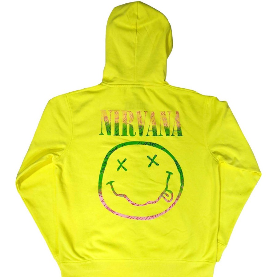 Men'S T-Shirts * | Fashion Nirvana Unisex Zipped Hoodie Sorbet Ray Smile