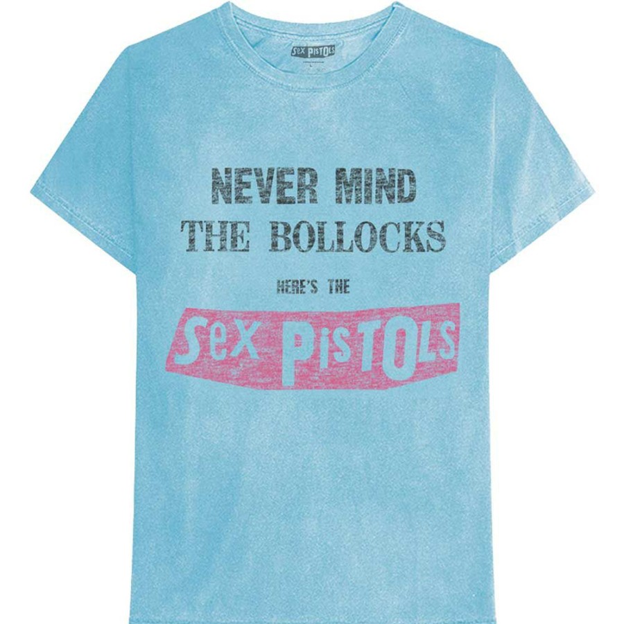 Men'S T-Shirts * | Store Sex Pistols T-Shirt -Never Mind The Bollocks Distressed