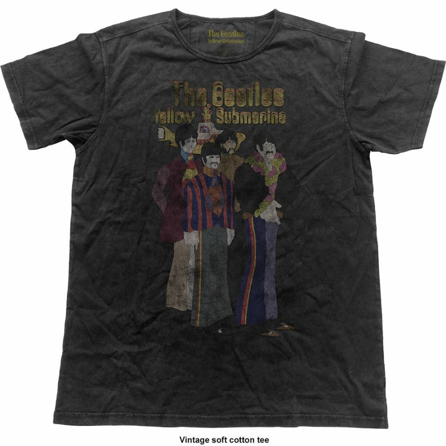 Men'S T-Shirts * | Top Selling The Beatles T-Shirt-Yellow Submarine