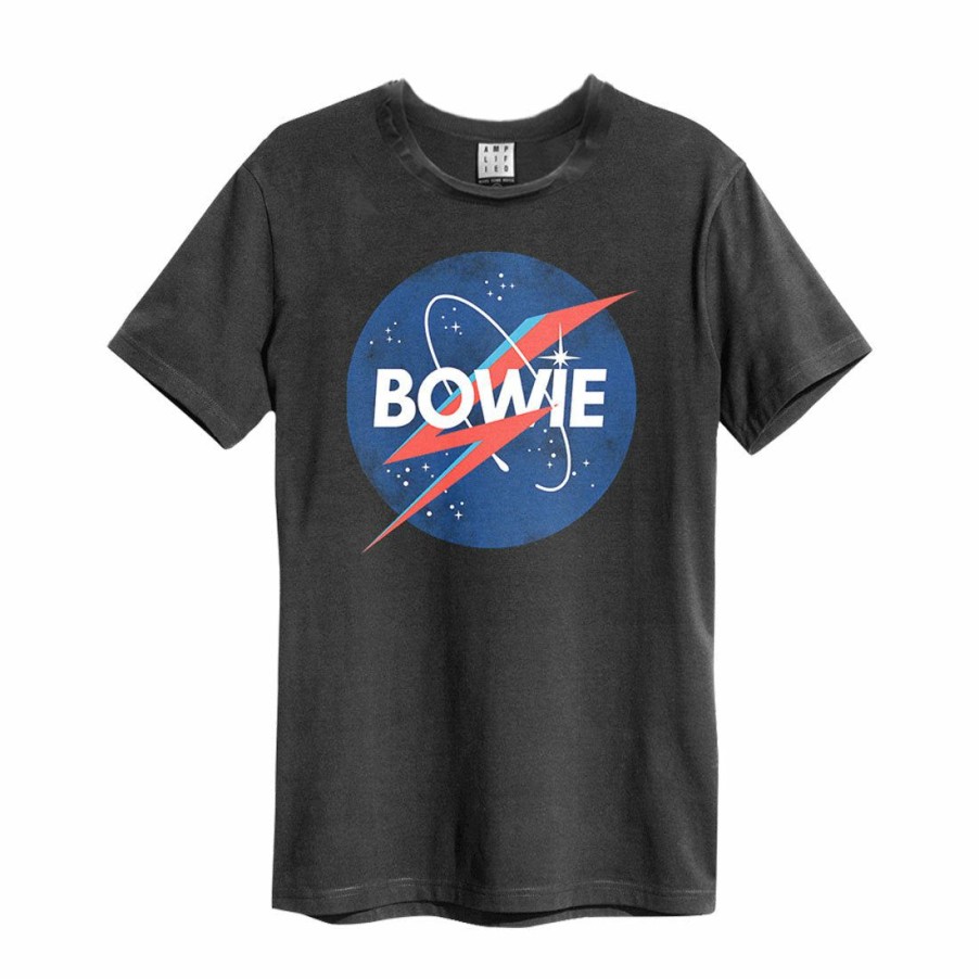 Men'S T-Shirts * | Fashion David Bowie T-Shirt To The Moon