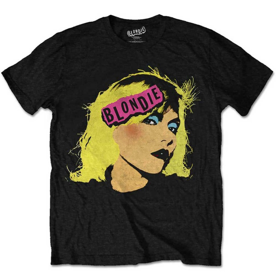 Men'S T-Shirts * | Cheaper Blondie Punk Logo Unisex T-Shirt