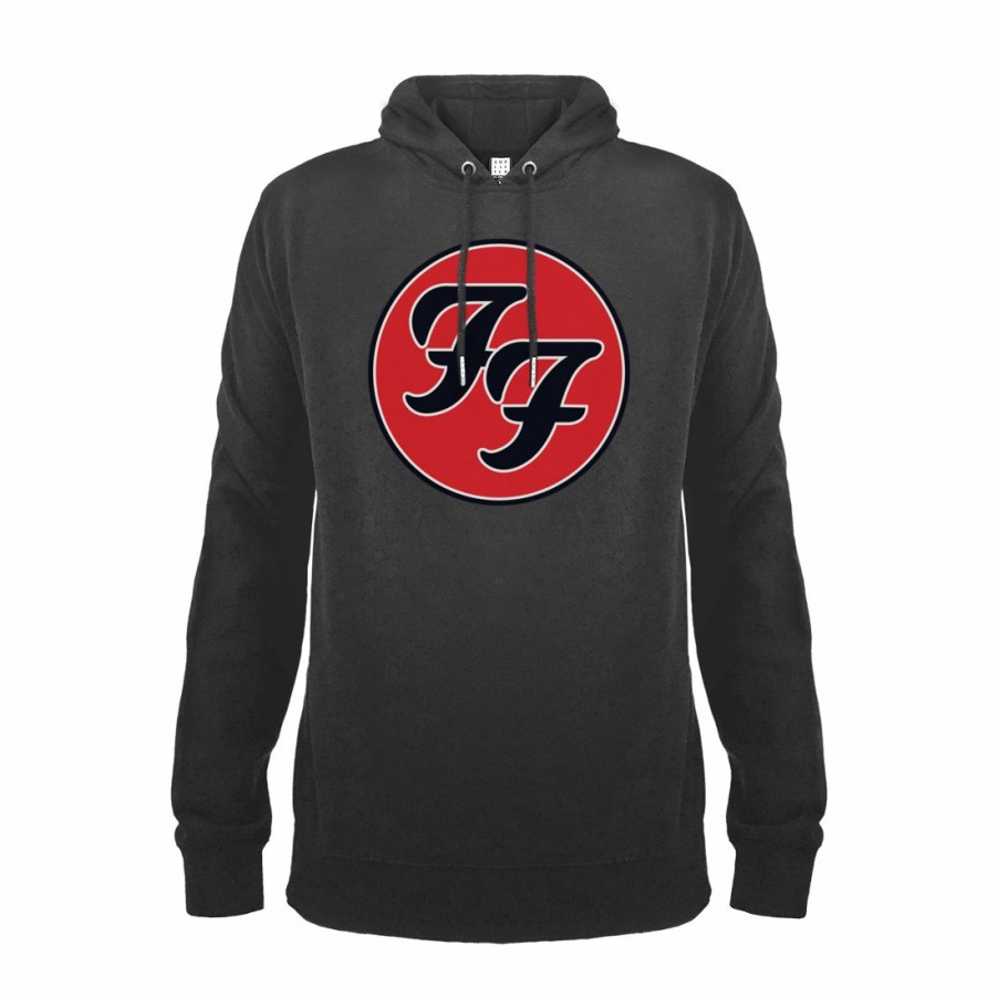 Men'S T-Shirts * | Sale Online Foo Fighters Hoodie -Double F Logo