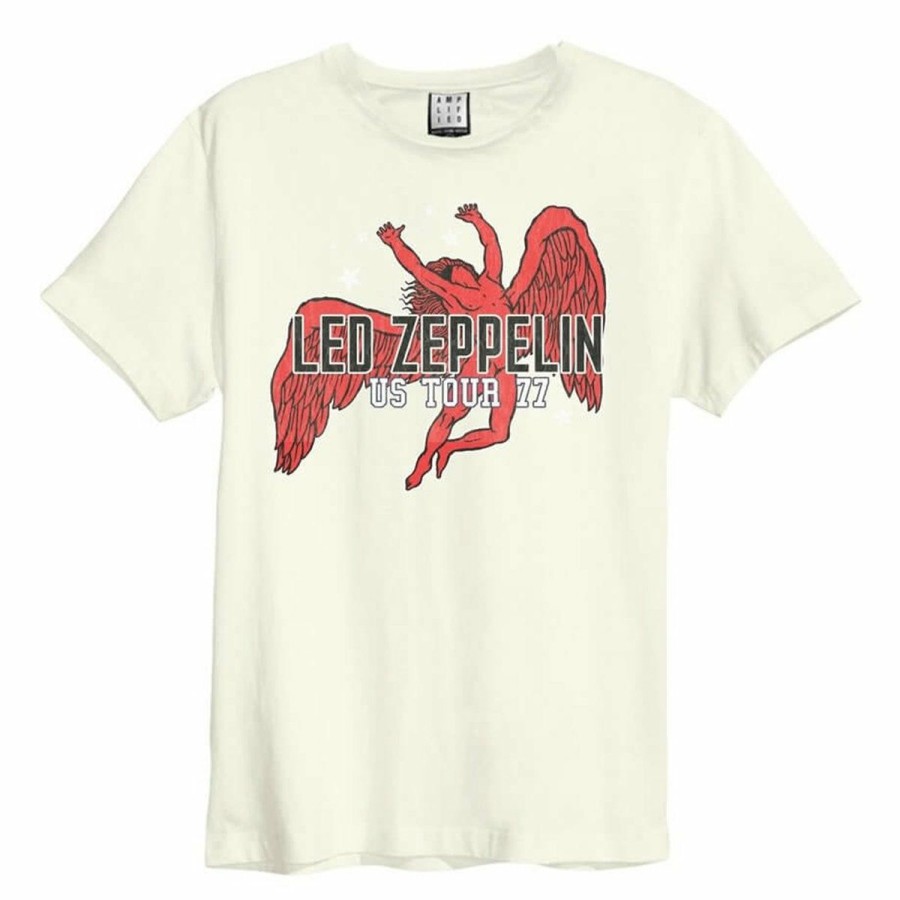 Men'S T-Shirts * | Cheaper Led Zeppelin T-Shirt Us Tour 77 Icarus