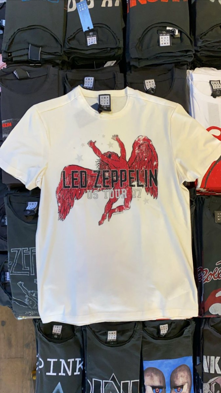 Men'S T-Shirts * | Cheaper Led Zeppelin T-Shirt Us Tour 77 Icarus