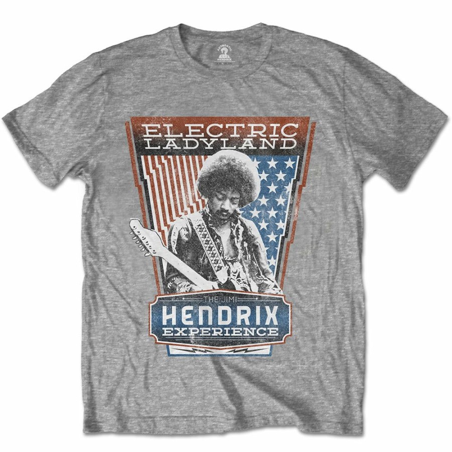 Men'S T-Shirts * | Sale Online Jimi Hendrix Unisex T-Shirt- Electric Ladyland