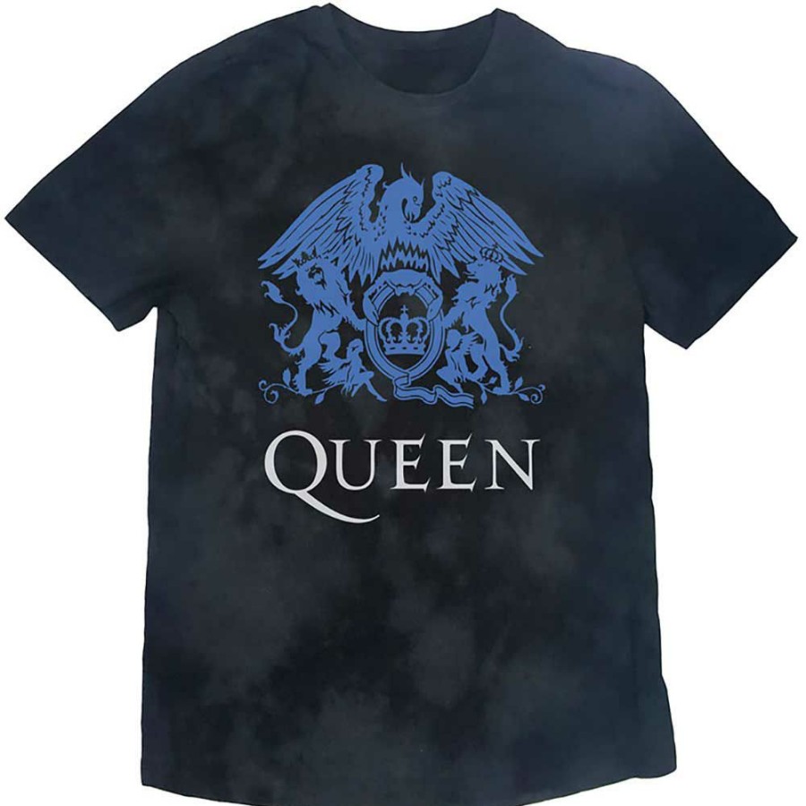 Men'S T-Shirts * | Fashion Queen T-Shirt Blue Royal Crest (Dip-Dye)