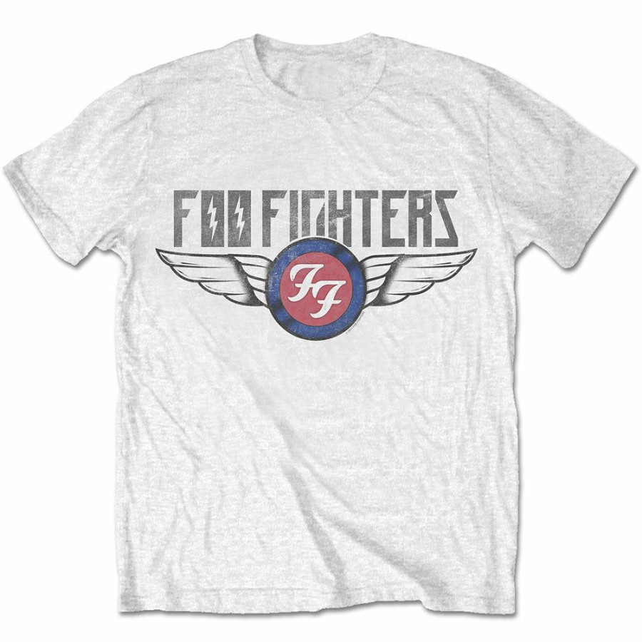 Men'S T-Shirts * | Exclusive Design Foo Fighters T-Shirt Flash Wings