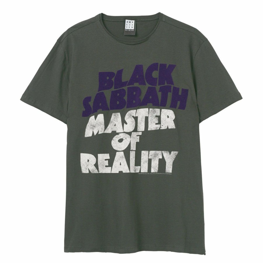 Men'S T-Shirts * | Top Selling Black Sabbath T-Shirt Flock Print