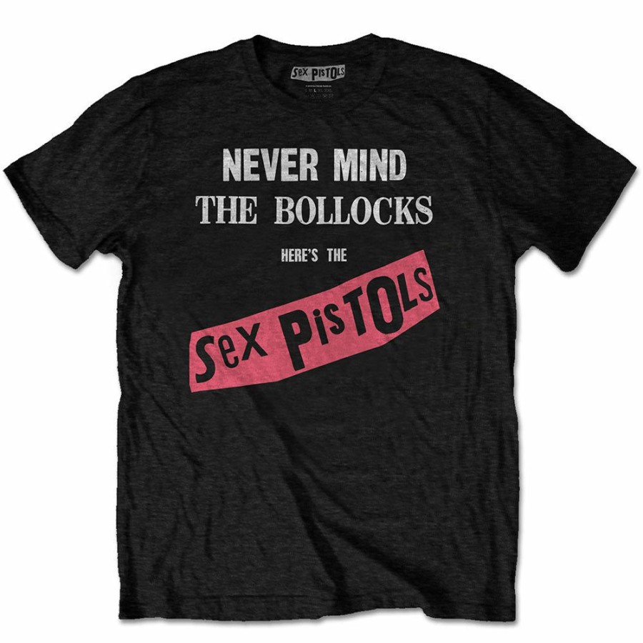 Men'S T-Shirts * | Exclusive Design Sex Pistols T-Shirt Never Mind The Bollocks, Black