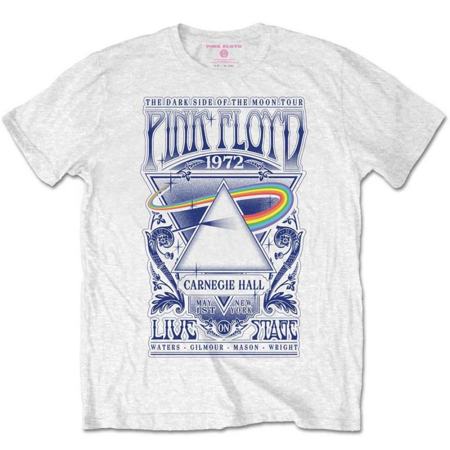 Men'S T-Shirts * | Fashion Pink Floyd T-Shirt Carnegie Hall 1972