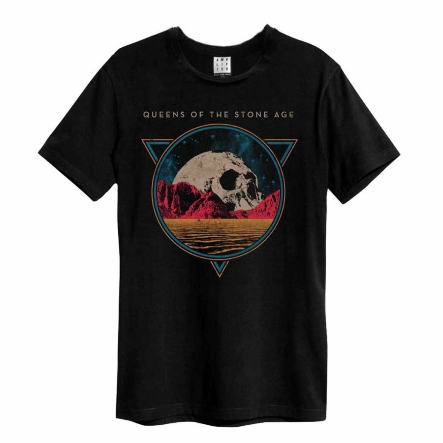 Men'S T-Shirts * | Gift Selection Queens Of The Stone Age T-Shirt Qotsa Skull Planet