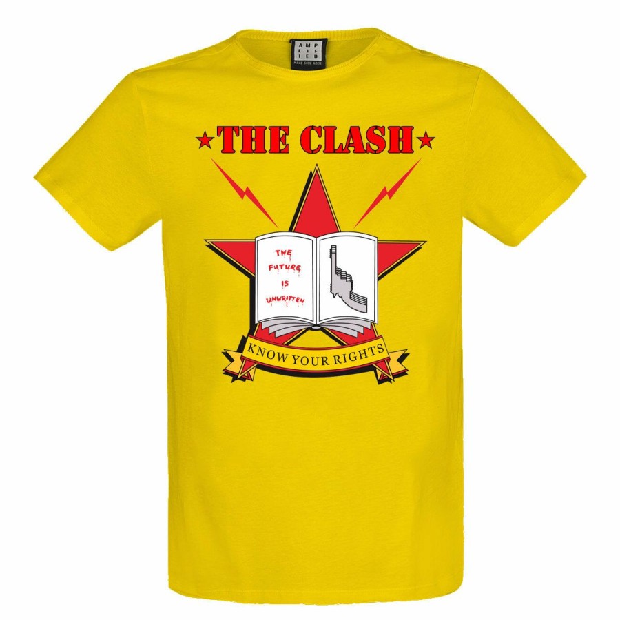 Men'S T-Shirts * | Discount Sale The Clash T Shirt Know Your Rights