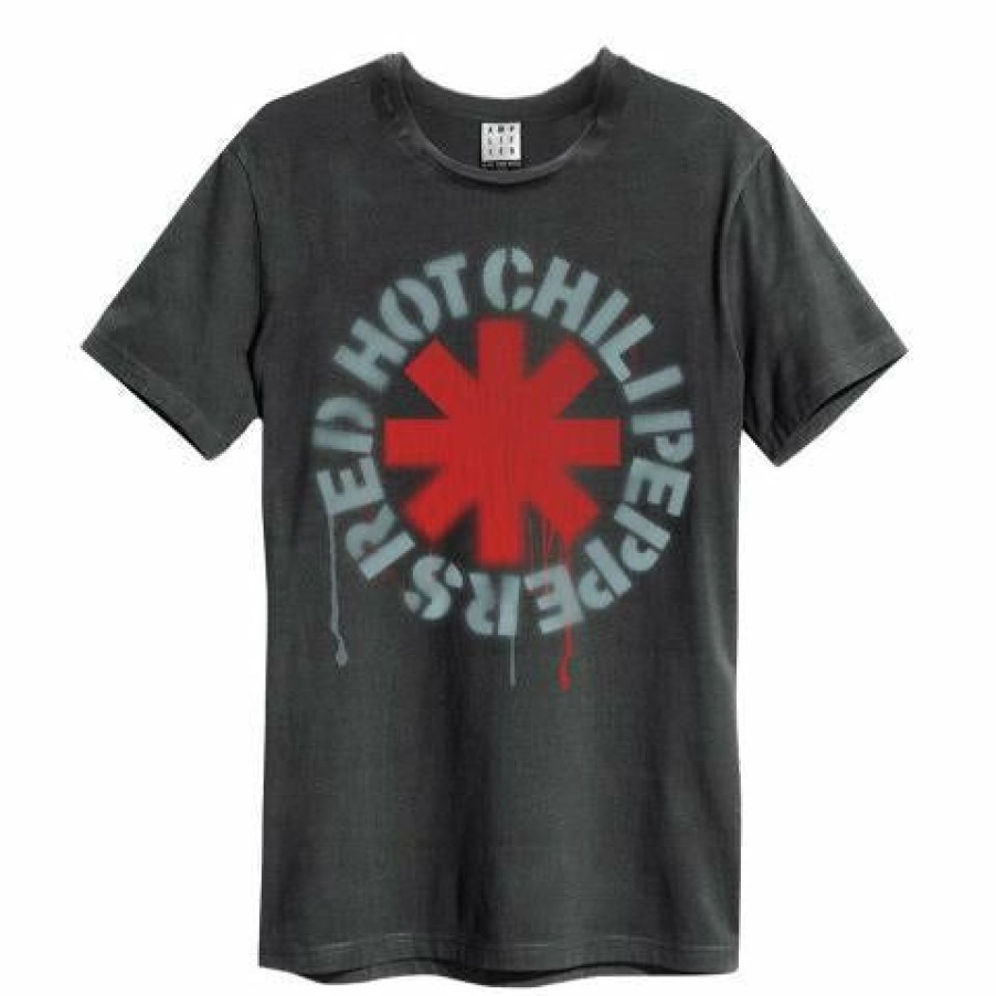 Men'S T-Shirts * | Cheaper Red Hot Chili Peppers T-Shirt Charcoal