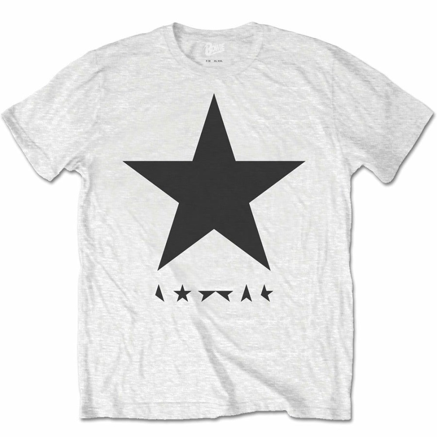 Men'S T-Shirts * | Quality Guarantee David Bowie T-Shirt Black Star