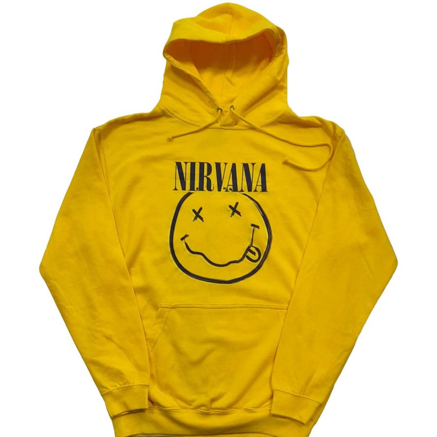 Men'S T-Shirts * | Store Nirvana Unisex Hoodie Inverse Smile