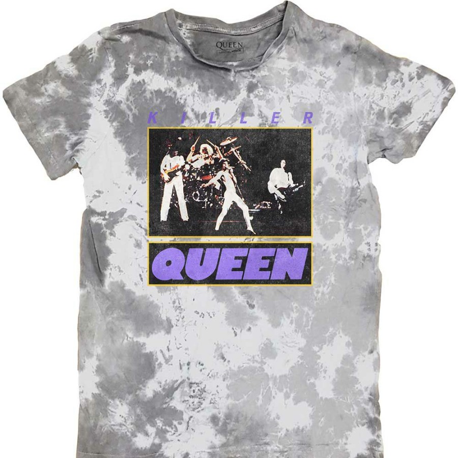 Men'S T-Shirts * | Exclusive Design Queen T-Shirt Killer Queen (Dip-Dye)