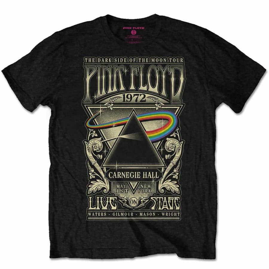 Men'S T-Shirts * | Cheaper Pink Floyd T-Shirt Carnegie Hall 1972