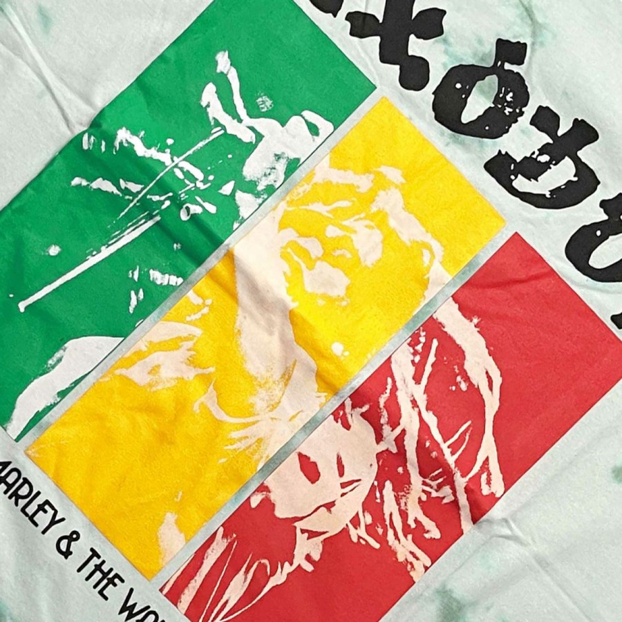 Men'S T-Shirts * | Online Discount Bob Marley Rasta Colours