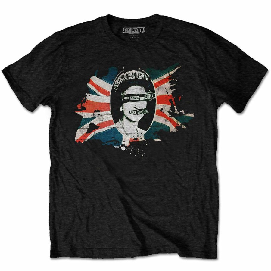 Men'S T-Shirts * | Large Choice Sex Pistols T-Shirt God Save The Queen