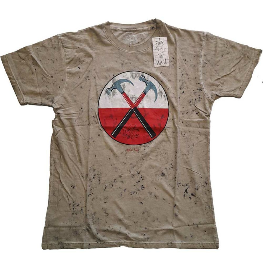 Men'S T-Shirts * | Store Pink Floyd T-Shirt The Wall Snow Wash