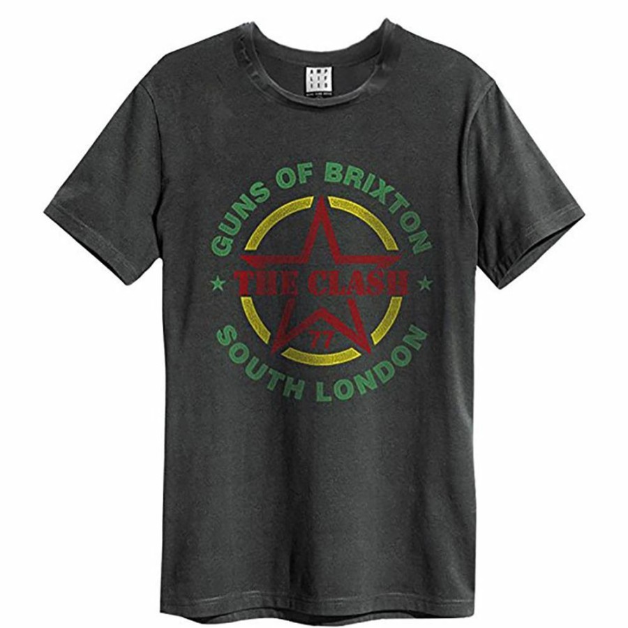 Men'S T-Shirts * | Fashion The Clash T Shirt Guns Of Brixton Tour