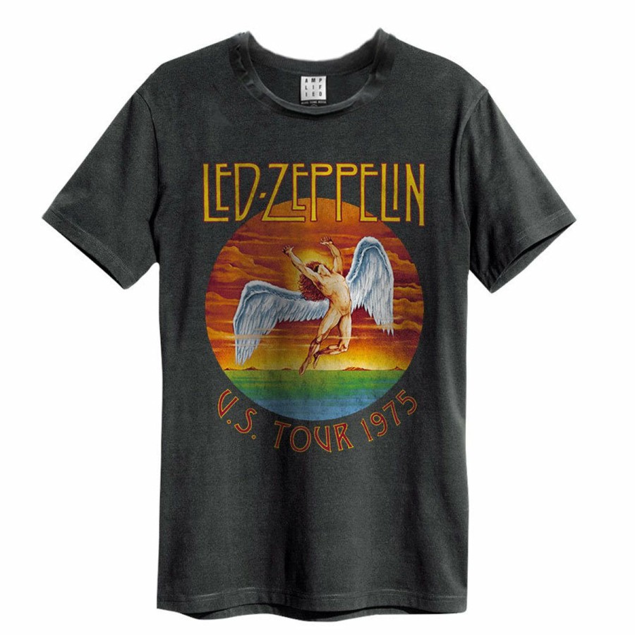 Men'S T-Shirts * | Cheaper Led Zeppelin T-Shirt Us Tour 1975