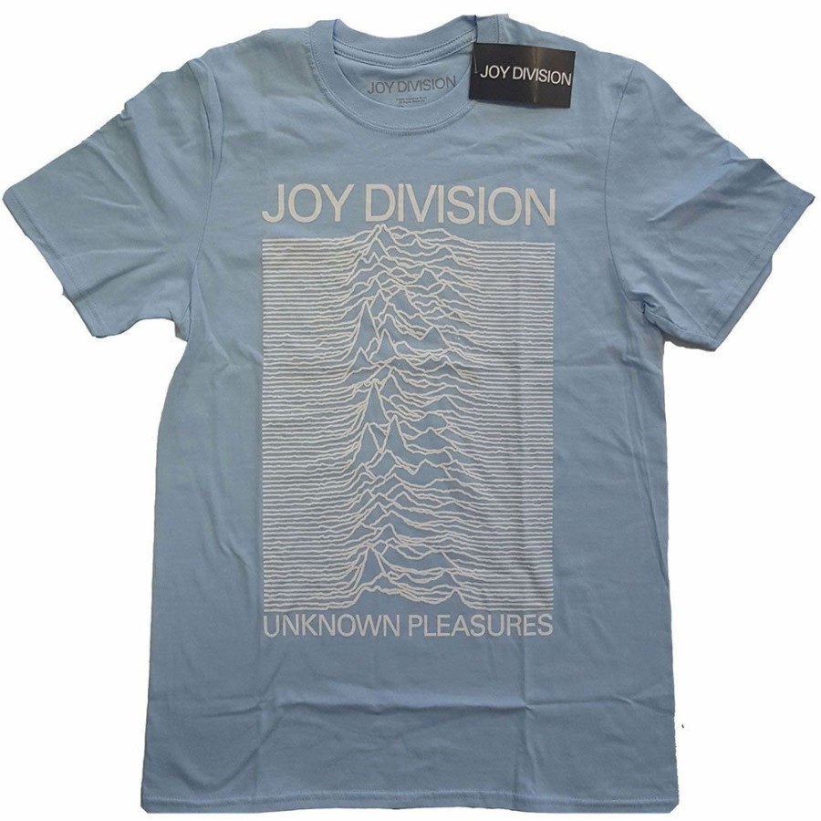 Men'S T-Shirts * | Fashion Joy Division T Shirt Unknown Pleasures, Blue