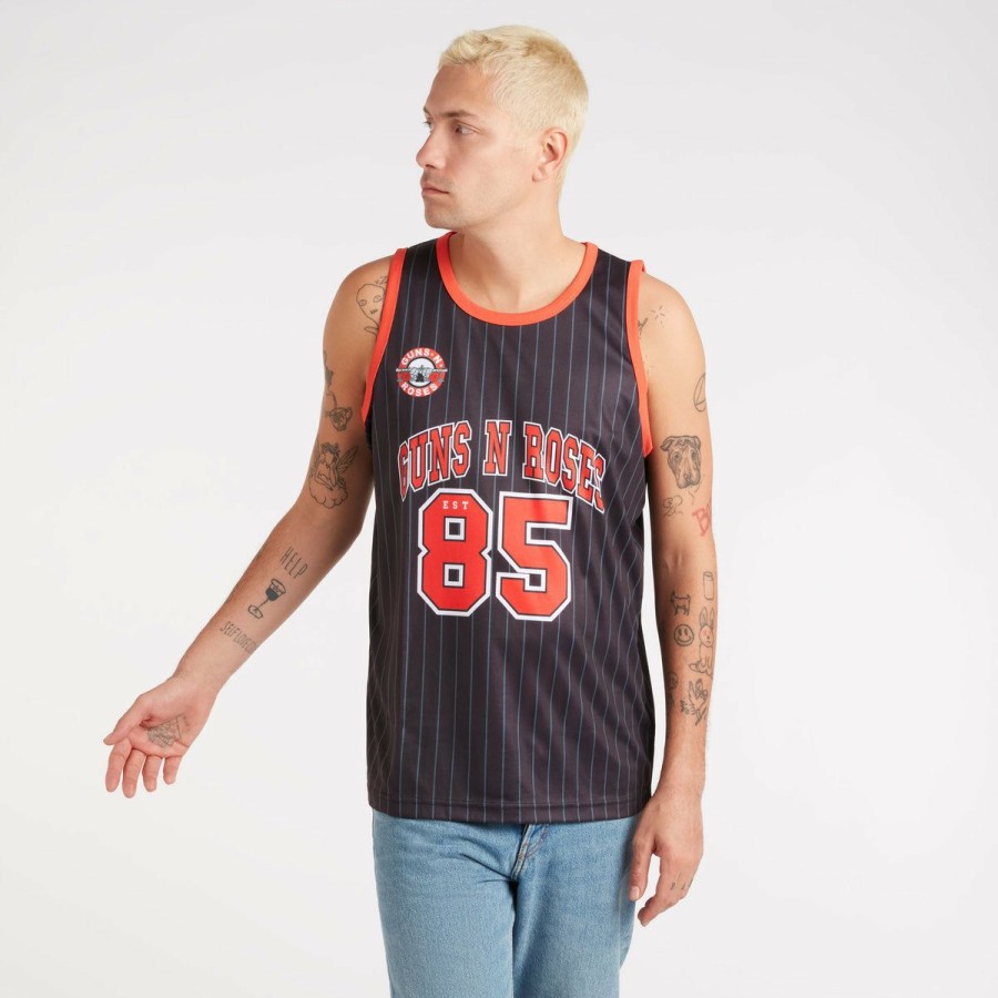 Men'S T-Shirts * | Fire Sale Guns N Roses Paradise City Bball Vest