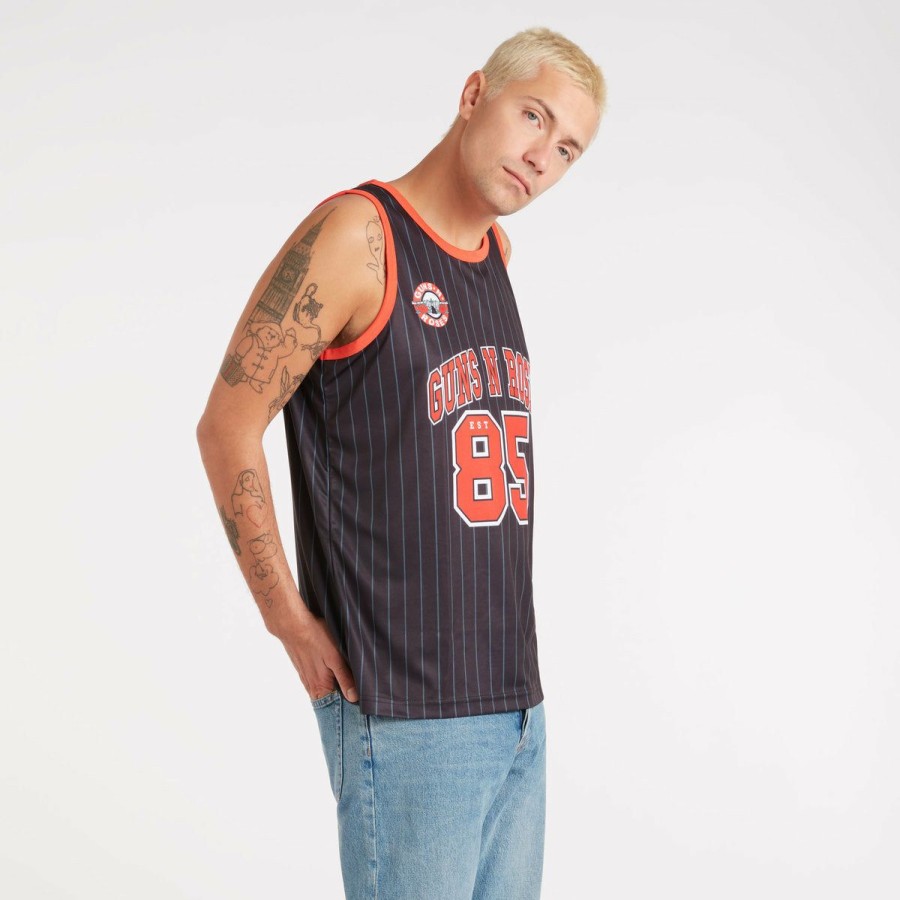 Men'S T-Shirts * | Fire Sale Guns N Roses Paradise City Bball Vest