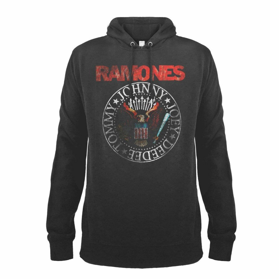 Men'S T-Shirts * | Sale Online Ramones Hoodie Red Seal