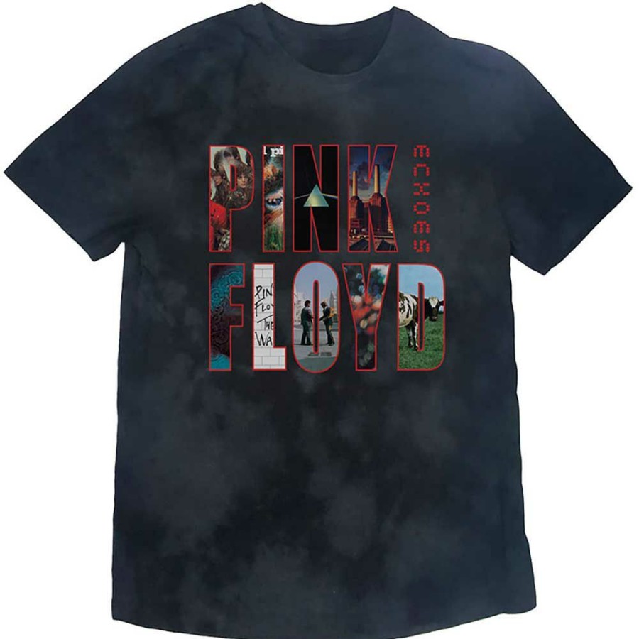 Men'S T-Shirts * | Online Discount Pink Floyd T-Shirt Echoes Album Montage