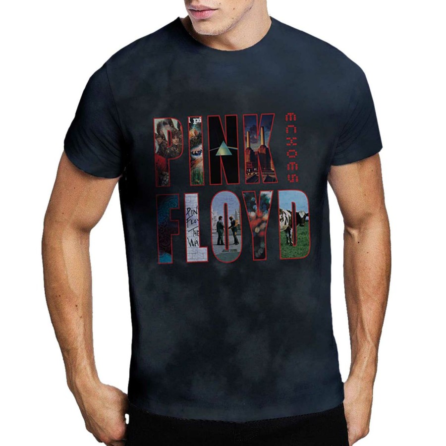 Men'S T-Shirts * | Online Discount Pink Floyd T-Shirt Echoes Album Montage