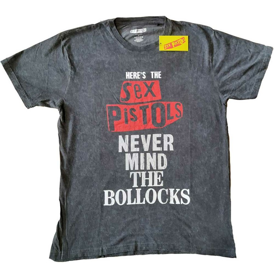 Men'S T-Shirts * | Sale Online Sex Pistols T-Shirt Nmtb Distressed Dip-Dye