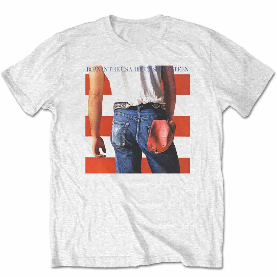 Men'S T-Shirts * | Fire Sale Bruce Springsteen T-Shirt Born In The Usa