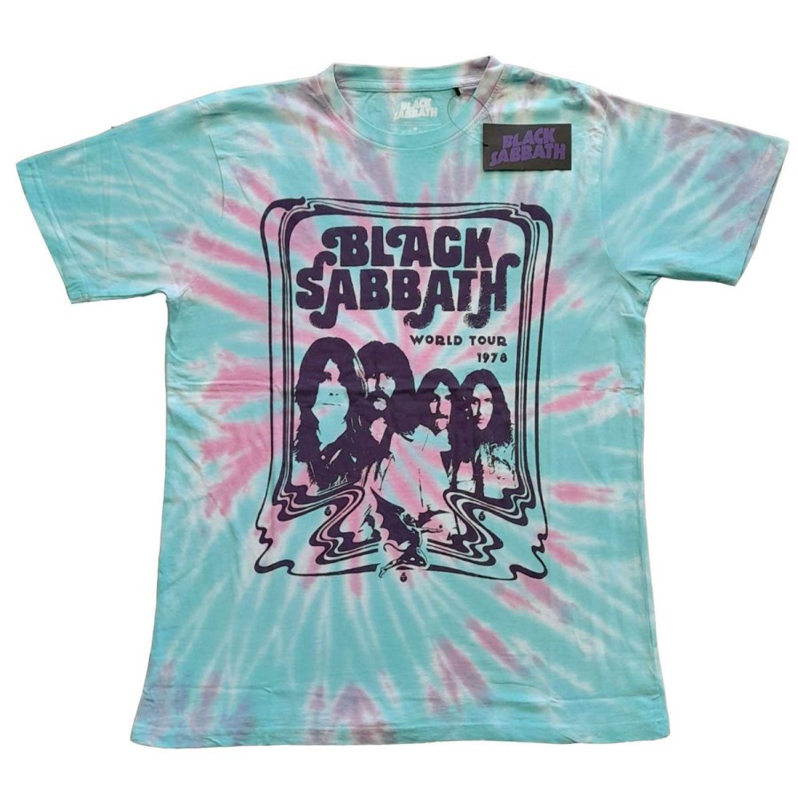 Men'S T-Shirts * | Top Selling Black Sabbath T-Shirt World Tour '78