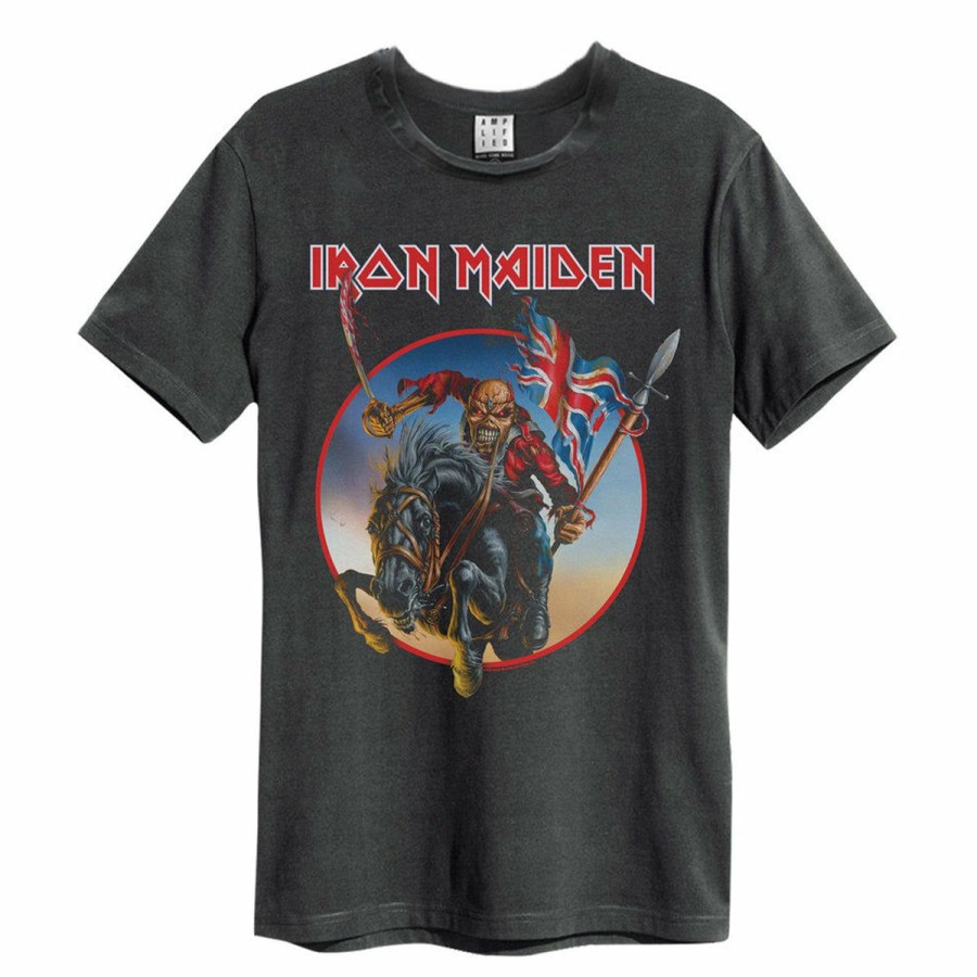 Men'S T-Shirts * | Online Discount Iron Maiden T-Shirt The Trooper On Steed