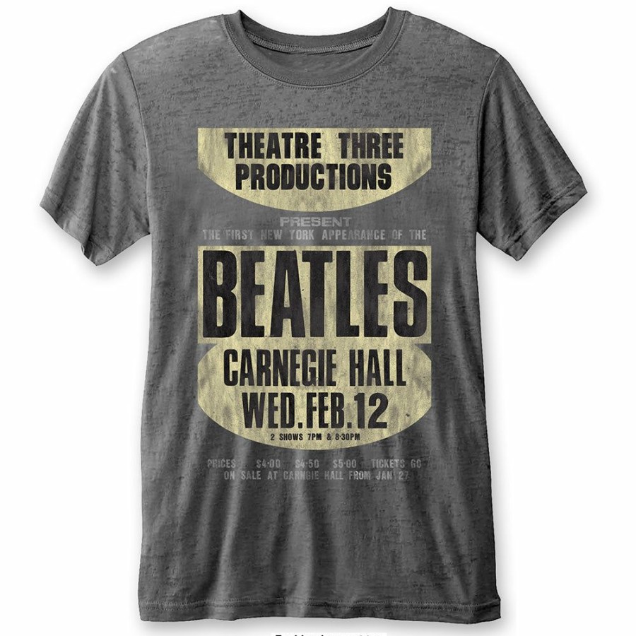 Men'S T-Shirts * | Fashion The Beatles T-Shirt Carnegie Hall