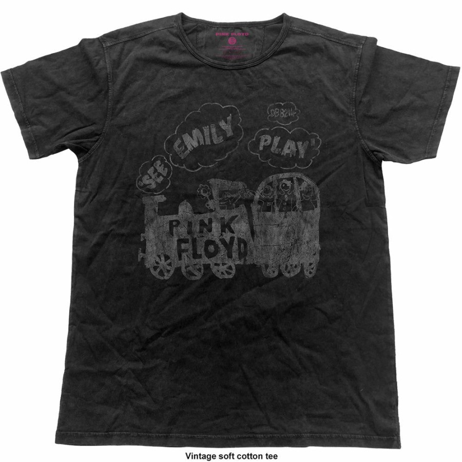 Men'S T-Shirts * | Exclusive Design Pink Floyd Unisex Vintage T-Shirt Emily