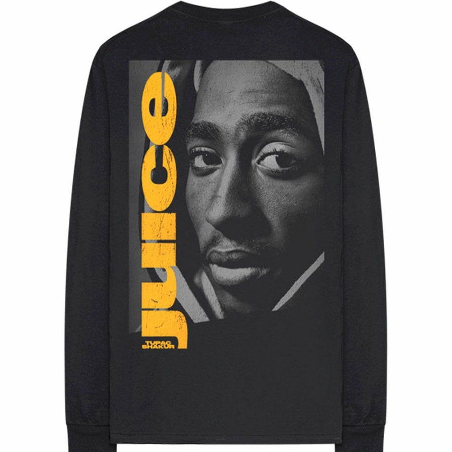 Men'S T-Shirts * | Sale Online Tupac Unisex Long Sleeved T-Shirt Respect