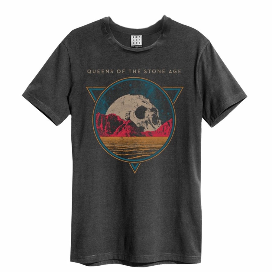 Men'S T-Shirts * | Cut Price Queens Of The Stone Age T-Shirt Qotsa Skull Planet