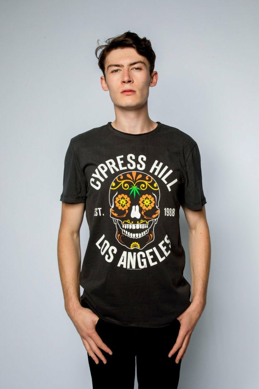 Men'S T-Shirts * | Fashion Cypress Hill T-Shirt -Skull