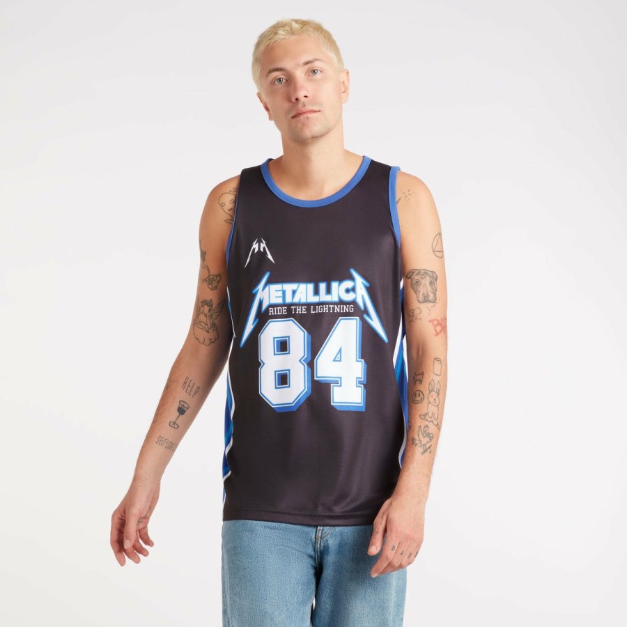 Men'S T-Shirts * | Sale Online Metallica Ride The Lightning Bball Vest