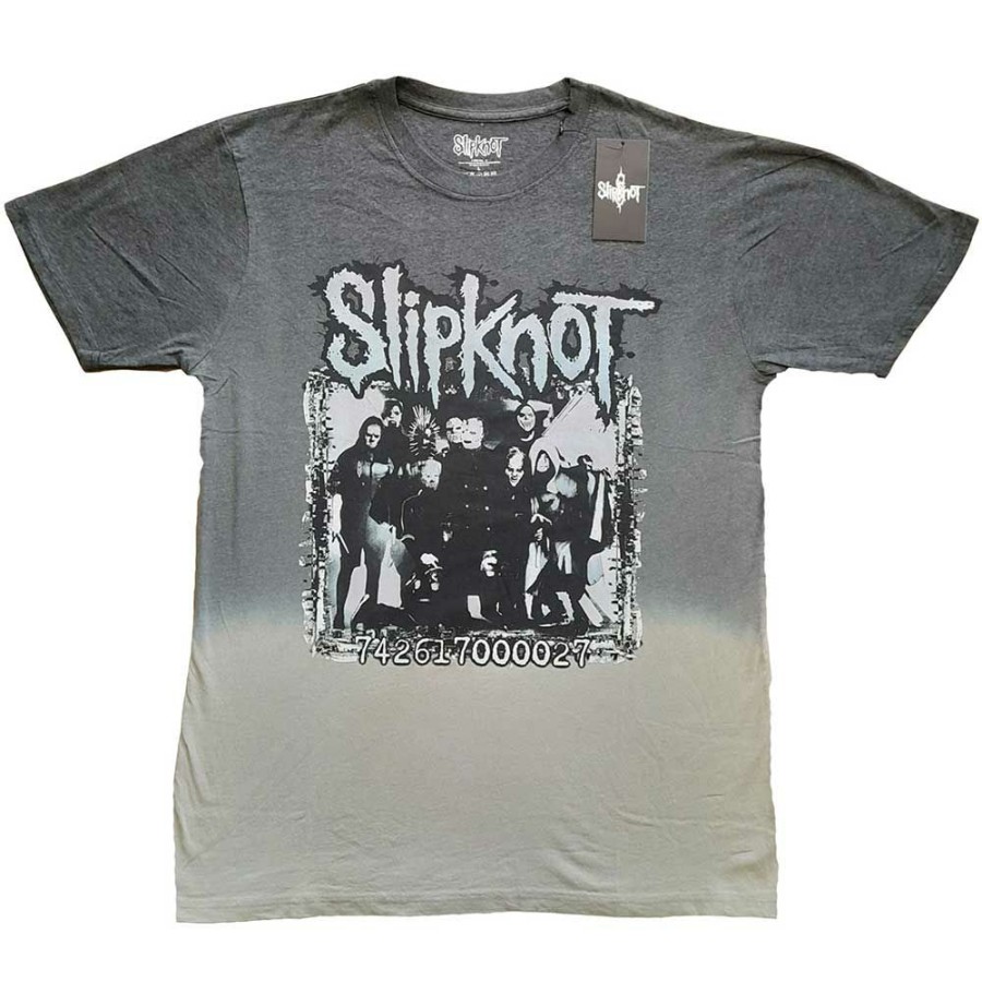 Men'S T-Shirts * | Fire Sale Slipknot Burn Out T-Shirt Barcode Photo