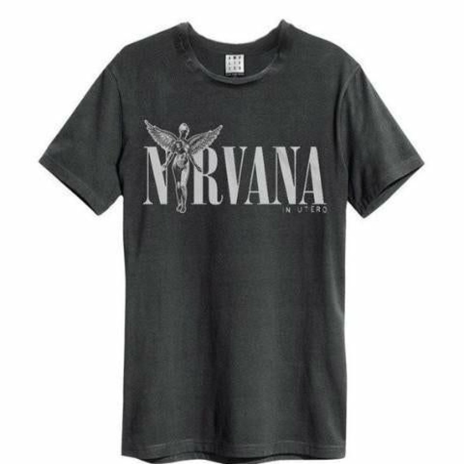 Men'S T-Shirts * | Bargain Sale Nirvana T-Shirt In Utero