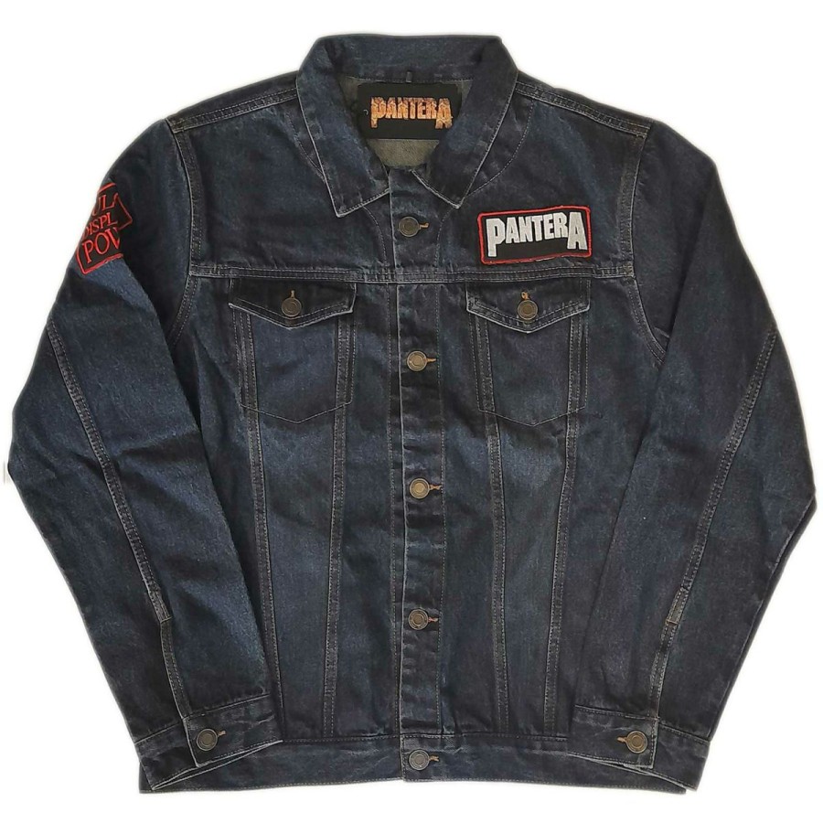 Men'S T-Shirts * | Sale Online Pantera Unisex Unisex Denim Jacket