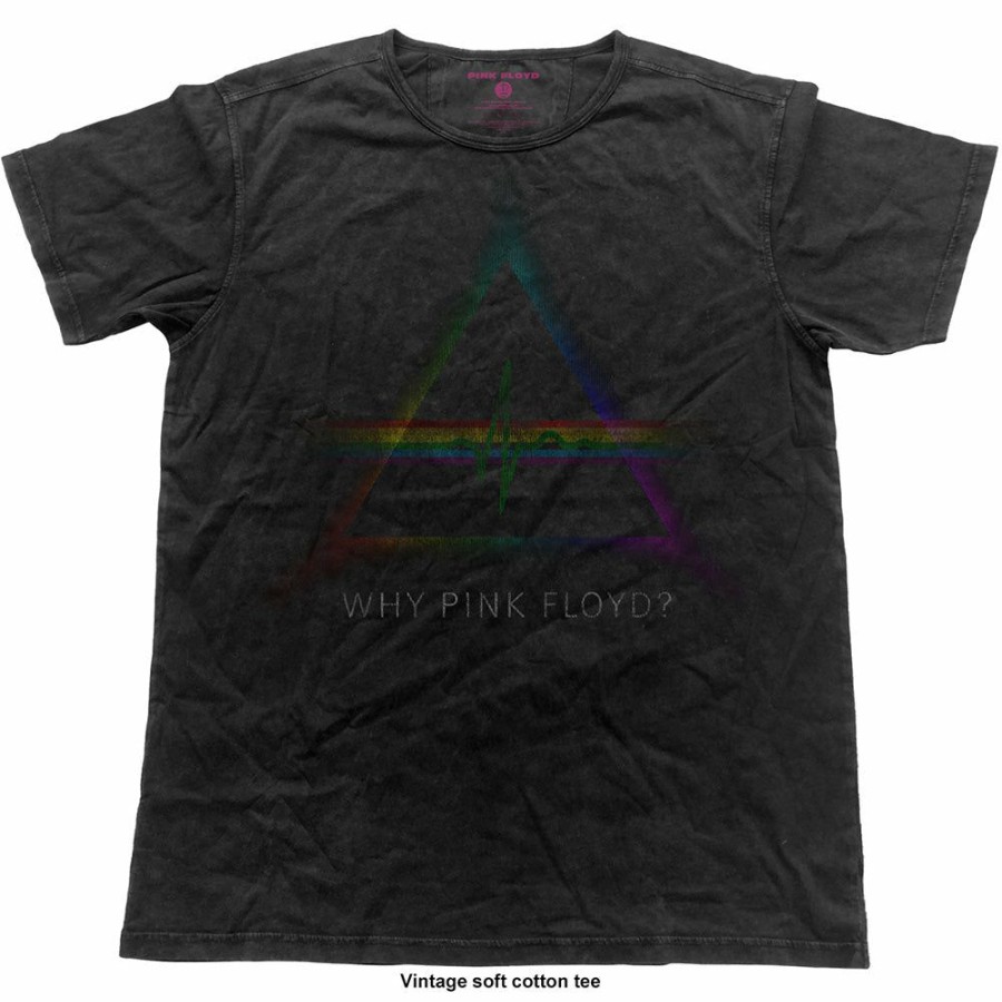 Men'S T-Shirts * | Gift Selection Pink Floyd T-Shirt Why